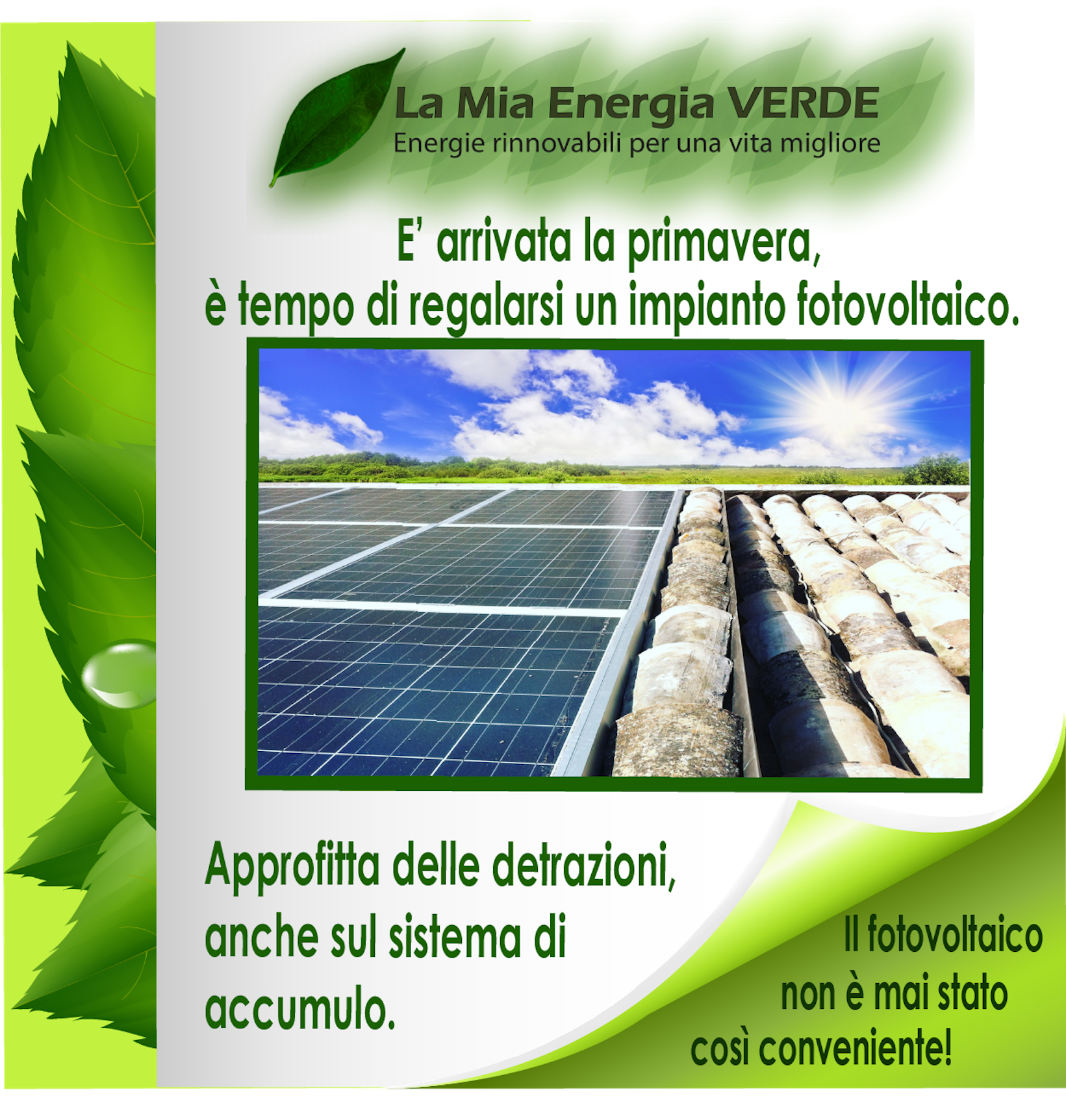 Offerta fotovoltaico primavera